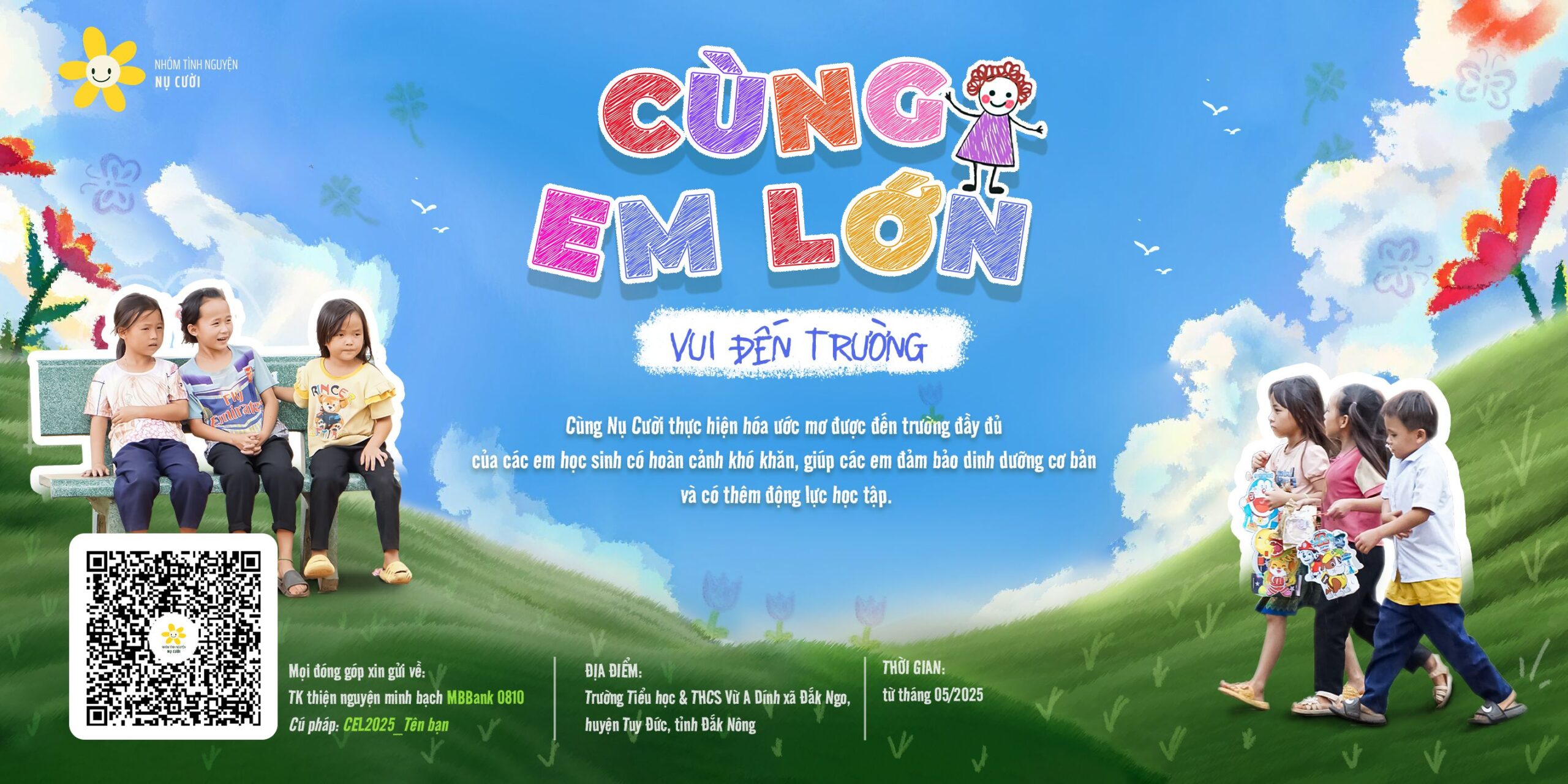 Cùng Em Lớn | Chính thức ra mắt dự án “Cùng Em Lớn”!